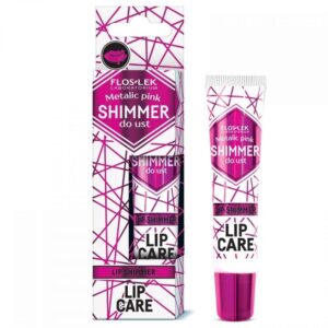Floslek LIP CARE lip shimmer metallic pink