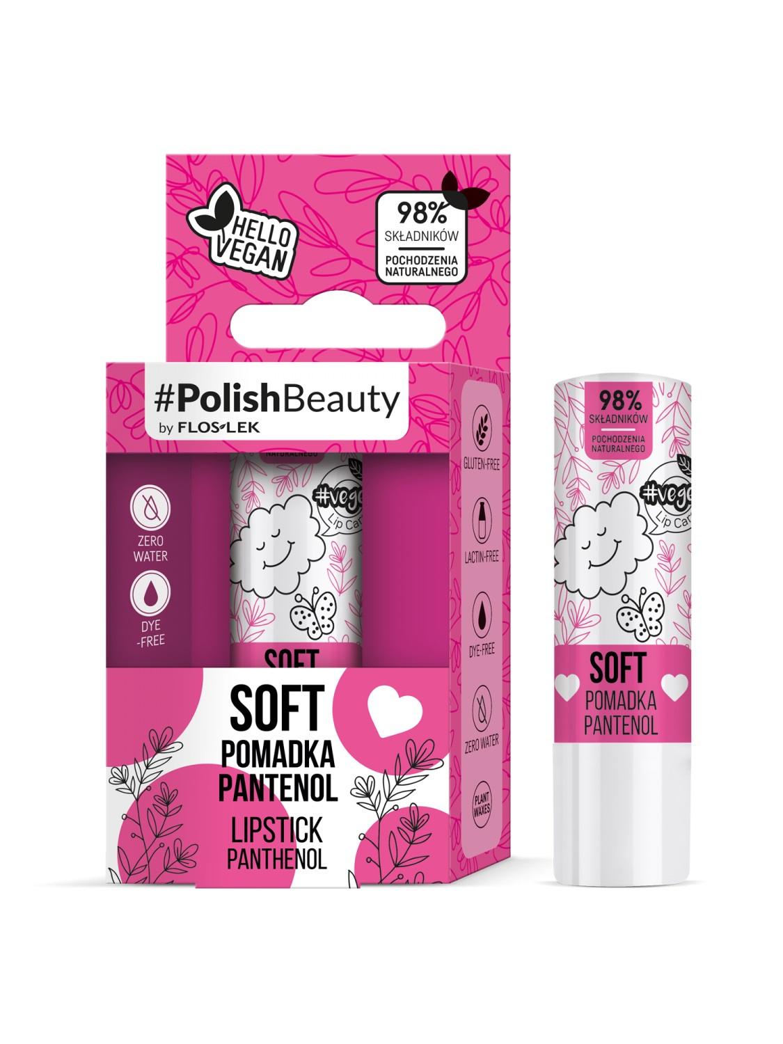 FlosLek Vege Lip Care SOFT Lipstick Pantenol
